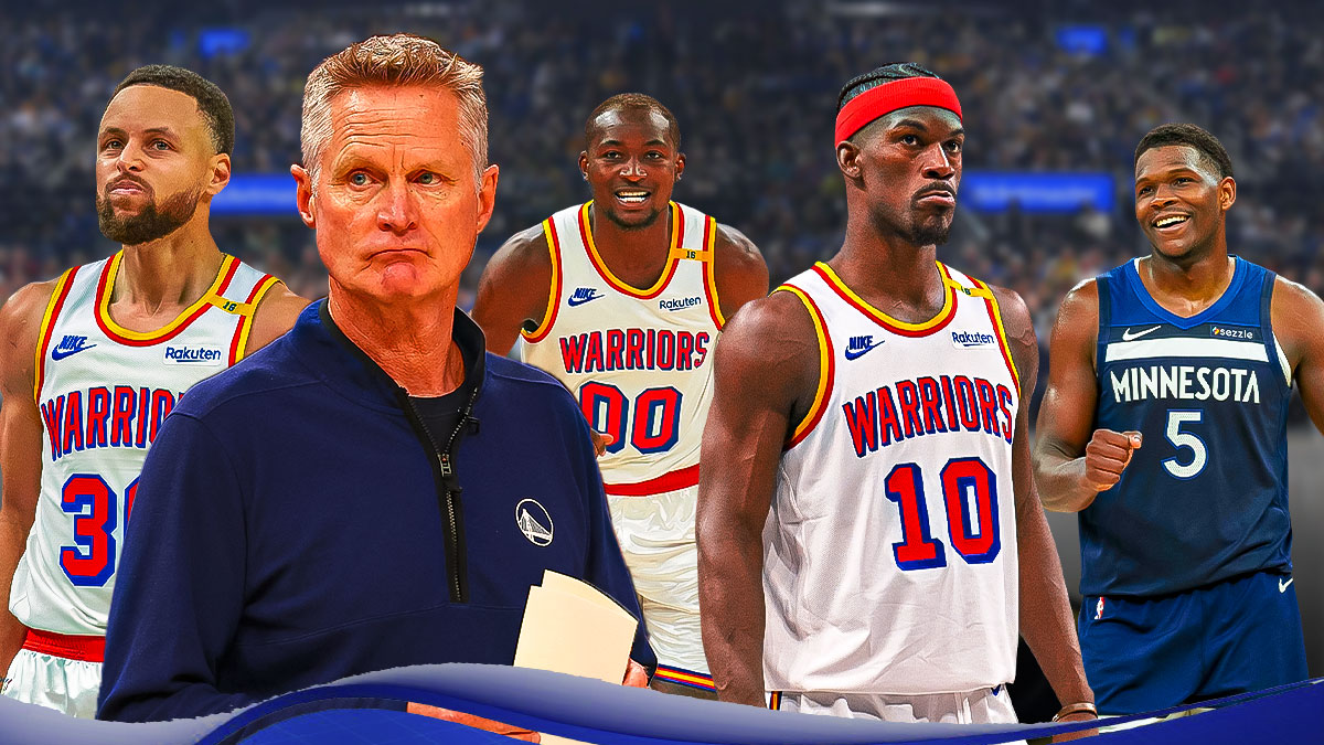 Steve Kerr, Stephen Curry, Jonathan Kuminga, Jimmy Butler, Golden State Warriors, Anthony Edwards, Minnesota Timberwolves