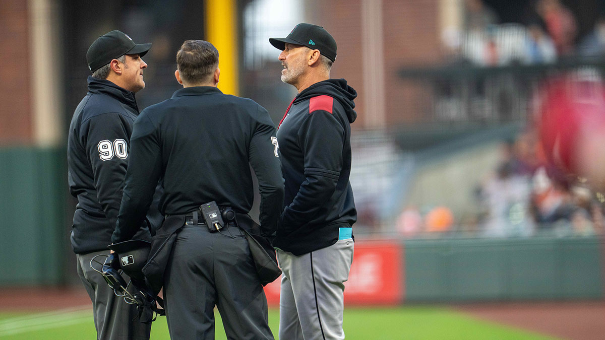 Diamondbacks’ Torey Lovullo hilariously gives it back to umps after getting tossed