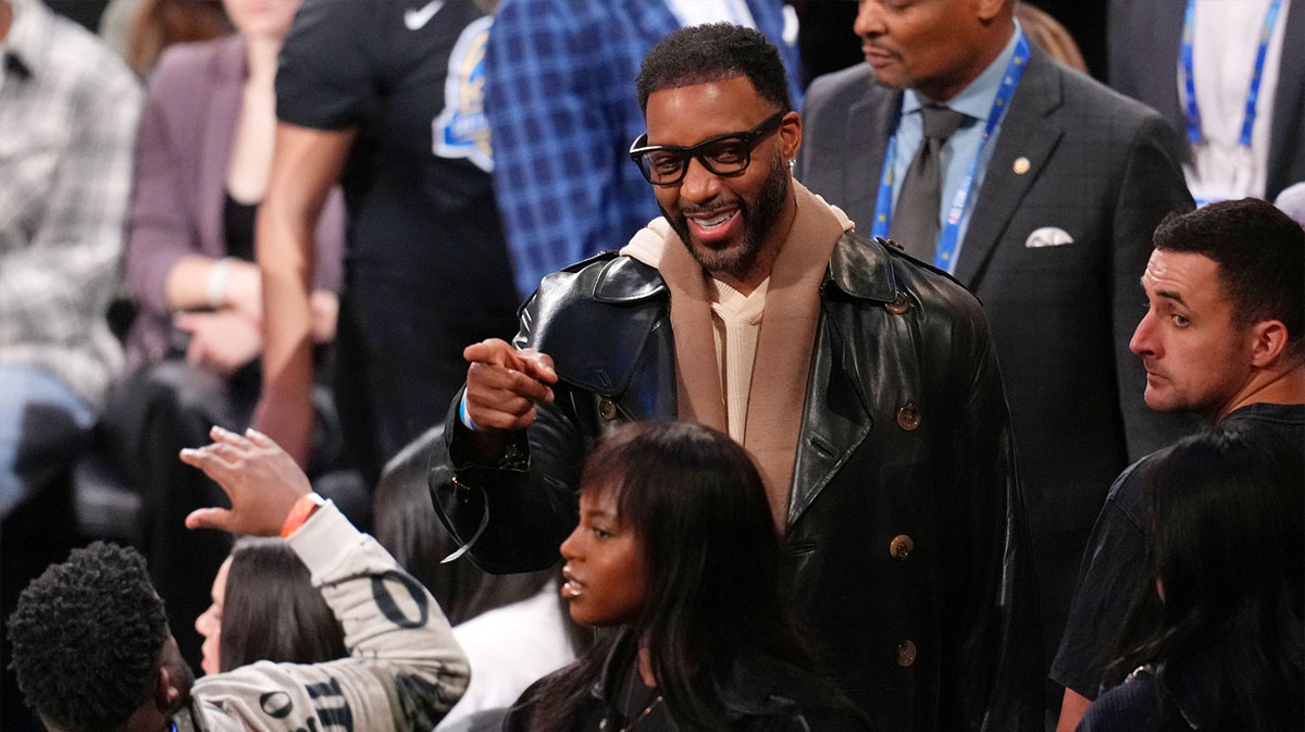 Feb 16, 2025; San Francisco, CA, USA; Tracy McGrady attends the 2025 NBA All Star Game at Chase Center.