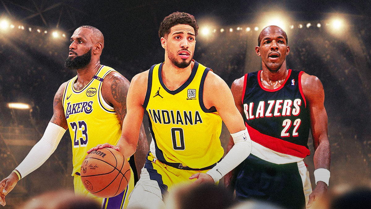 Tyrese Haliburton, LeBron James, Clyde Drexler, Indiana Pacers, New york Knicks