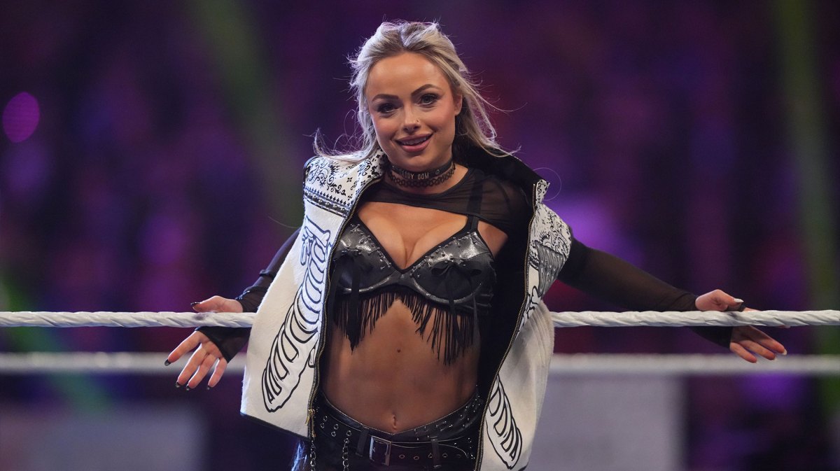 Liv Morgan during the Women’s Royal Rumble during the WWE Royal Rumble at Lucas Oil Stadium.