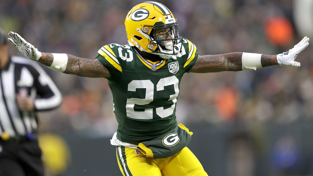 Green Bay Packers cornerback Jaire Alexander against the Miami Dolphins during their football game on Sunday, November 11, 2018, at Lambeau Field in Green Bay, Wis.