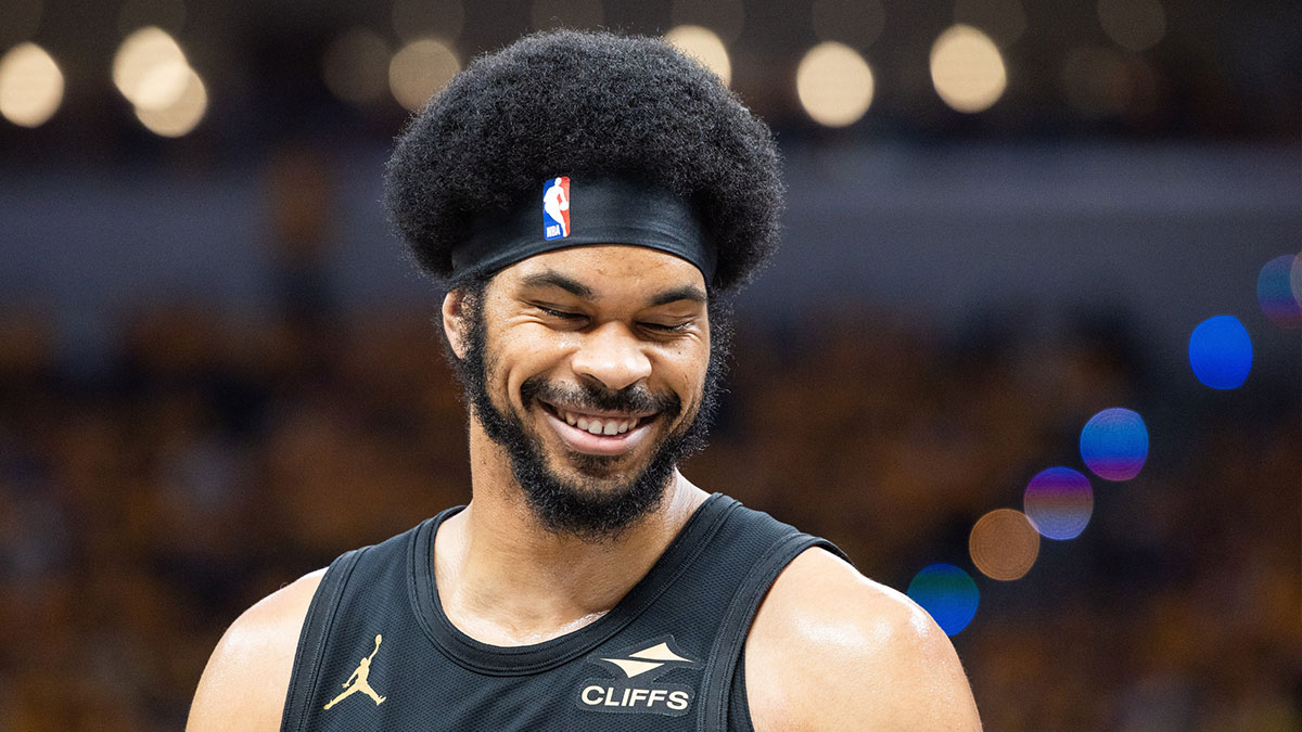 Cleveland Cavaliers center Jarrett Allen (31) during game three of the second round for the 2025 NBA Playoffs against the Indiana Pacers