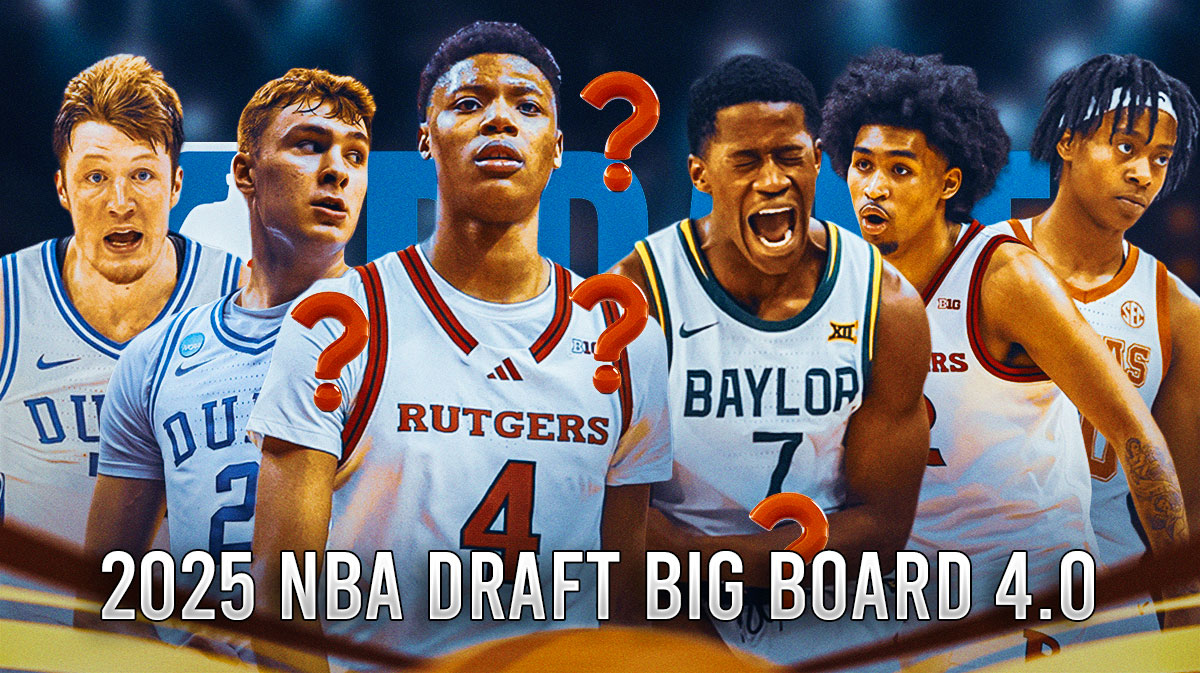 Ace Bailey, VJ Edgecombe front and center with question marks - 2025 NBA Draft Big Board 4.0