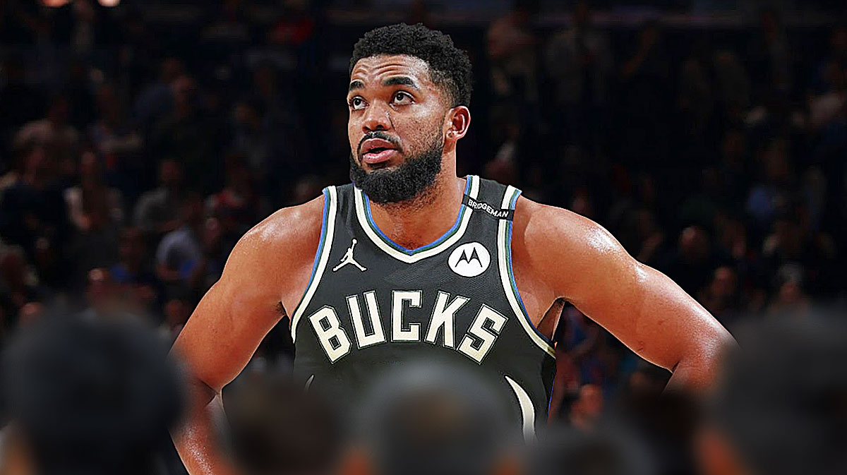 Karl-Anthony Towns photoshopped in Bucks jersey
