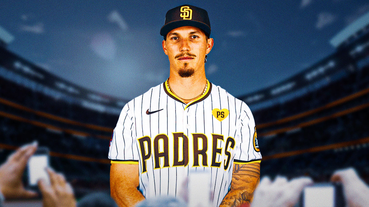 Jarren Duran photoshopped in Padres jersey