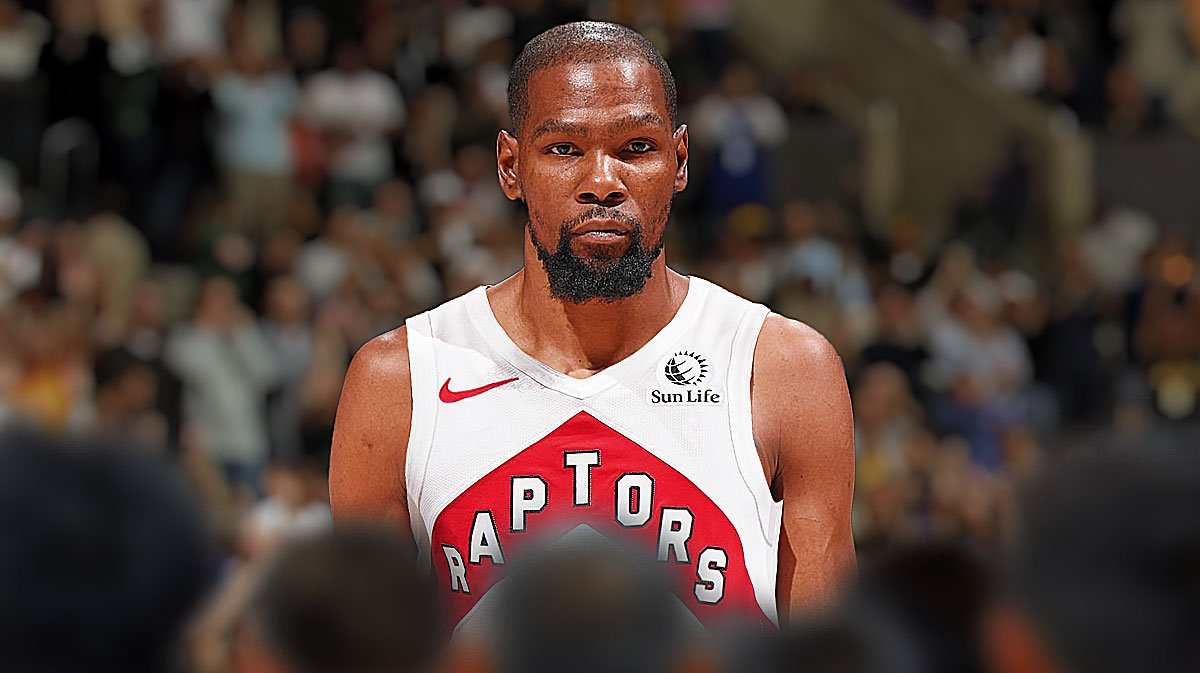 Kevin Durant photoshopped in Raptors