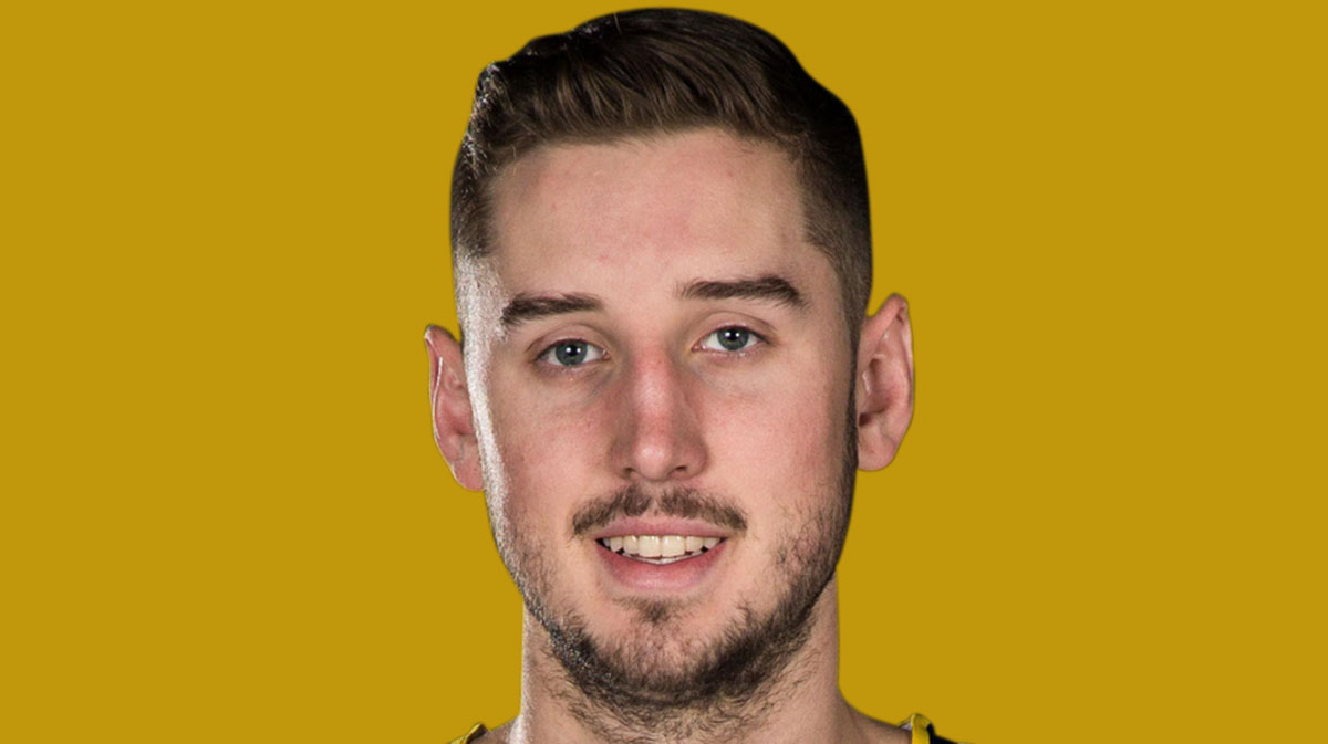 Denver Nuggets power forward Tyler Lydon (20) poses for a photo during media day at the Pepsi Center.