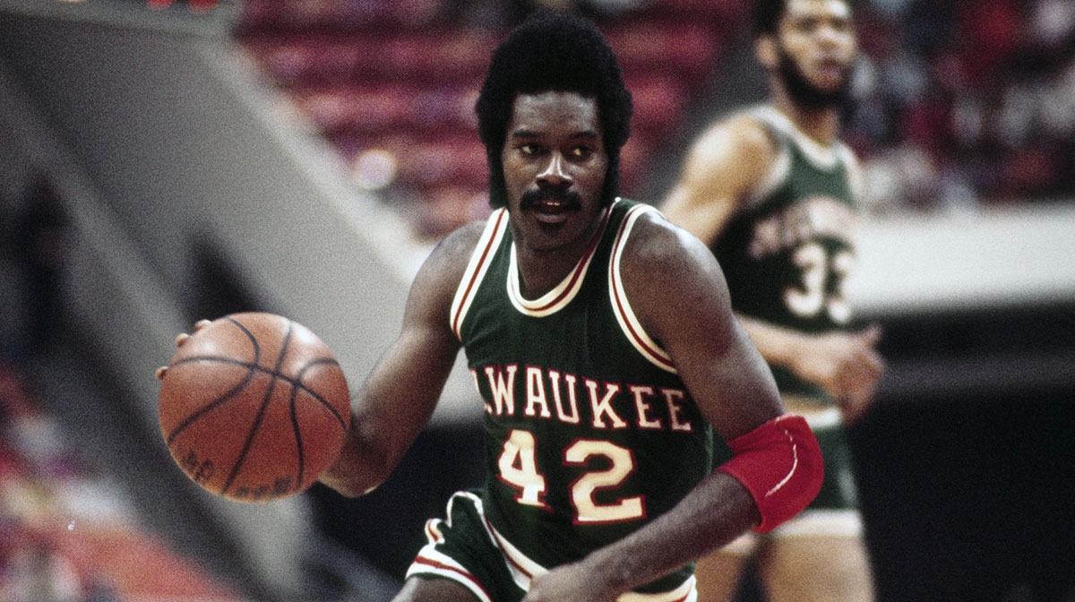 FILE PHOTO; Milwaukee Bucks guard Lucius Allen in action against the Atlanta Hawks at The Omni.