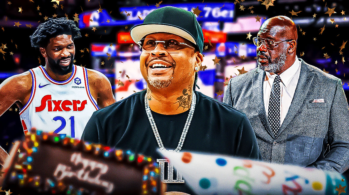 76ers news: Shaq, Joel Embiid among NBA stars to wish Allen Iverson happy 50th birthday
