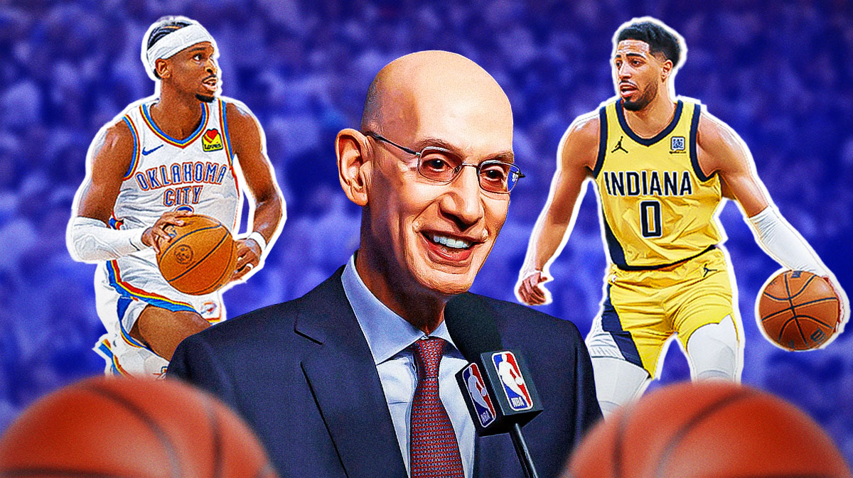 Adam Silver, Shai Gilgeous-Alexander, Oklahoma City Thunder, Indiana Pacers, Tyrese Haliburton