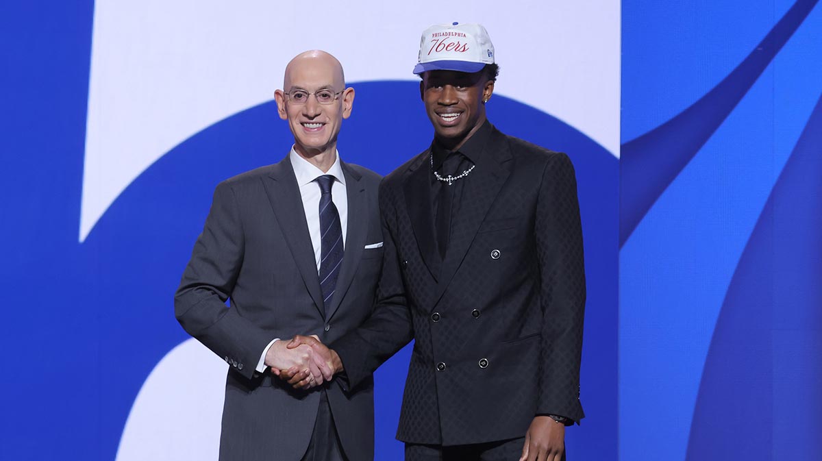 76ers rookie VJ Edgecombe’s emotional ‘no electricity’ revelation during draft reaction