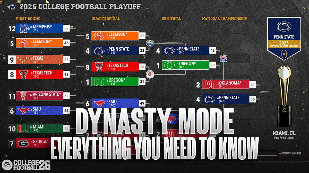 New College Football 26 Details on Dynasty Mode Revealed