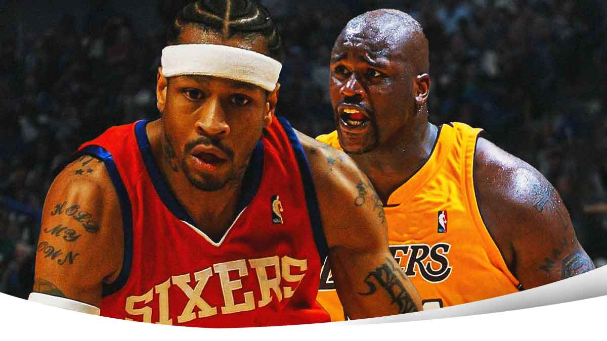 Allen Iverson Shaquille O'Neal