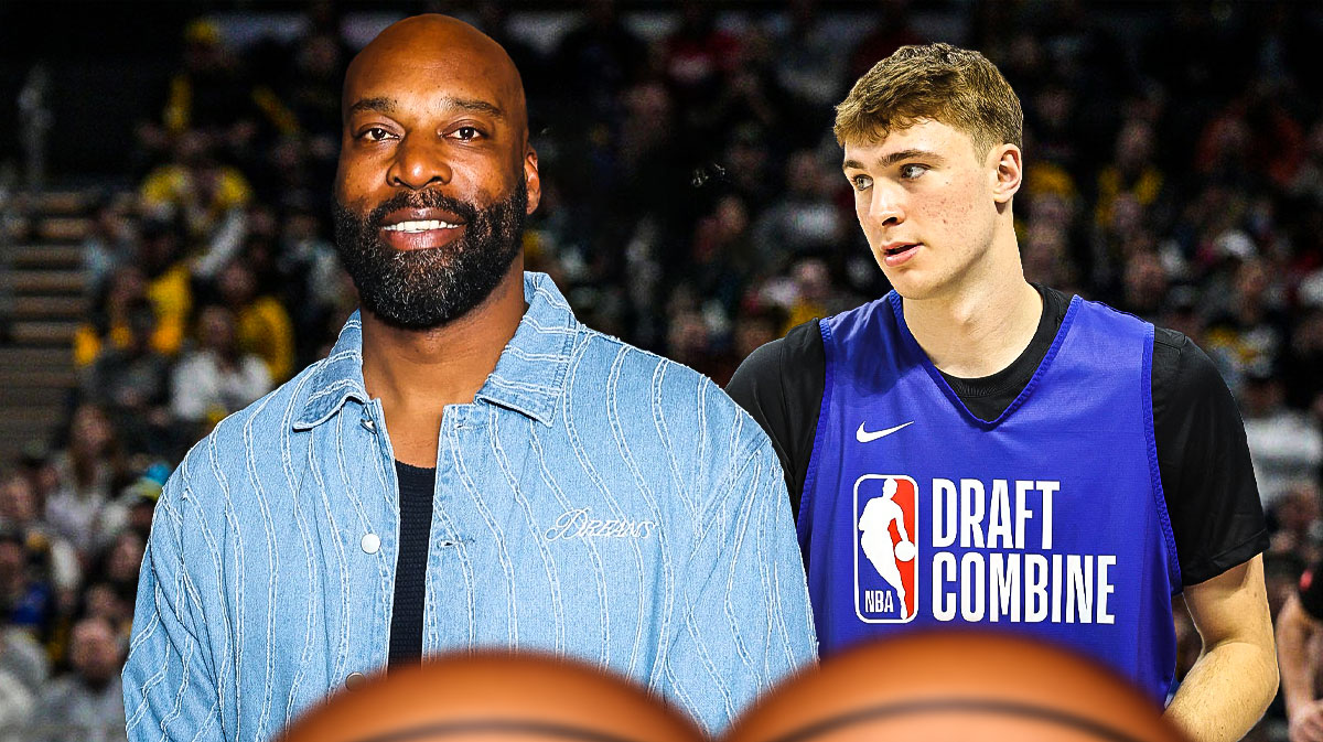 2025 image of Baron Davis on left. 2025 Duke Cooper Flagg on right.