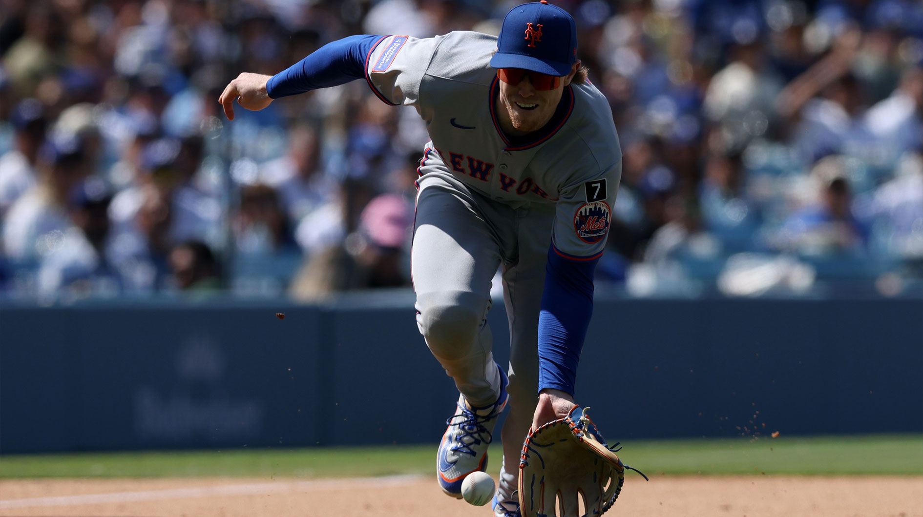 Mets' Brett Baty makes 'brutal' admission about Dodgers series result