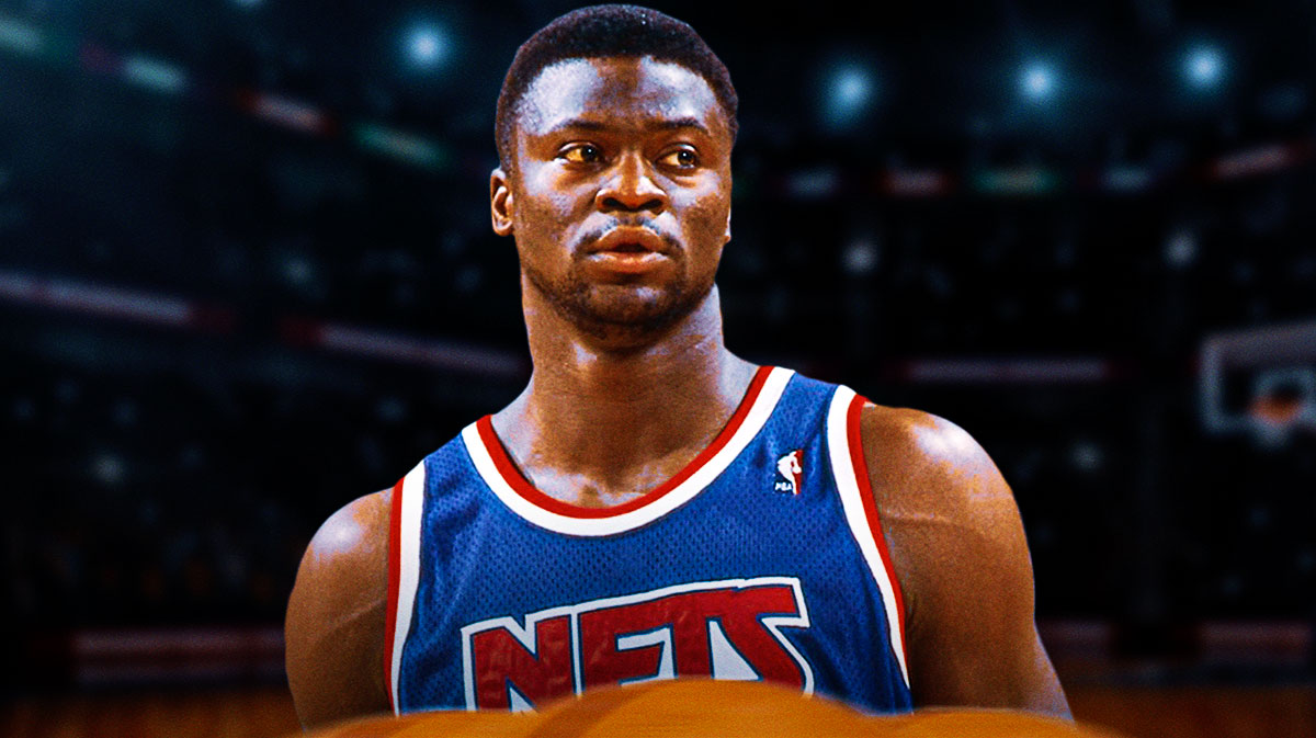 Yinka Dare playing for the Nets.