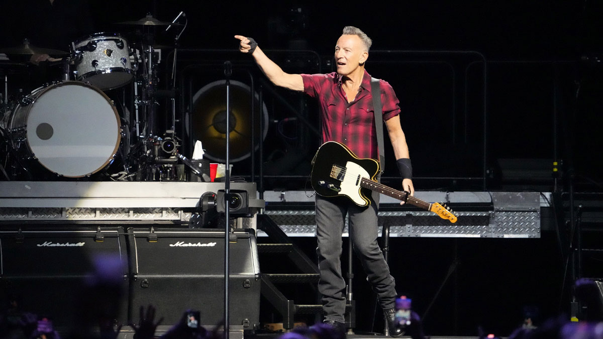 Bruce Springsteen, who revealed his plans for after the release of Tracks II, performing on tour in 2024.