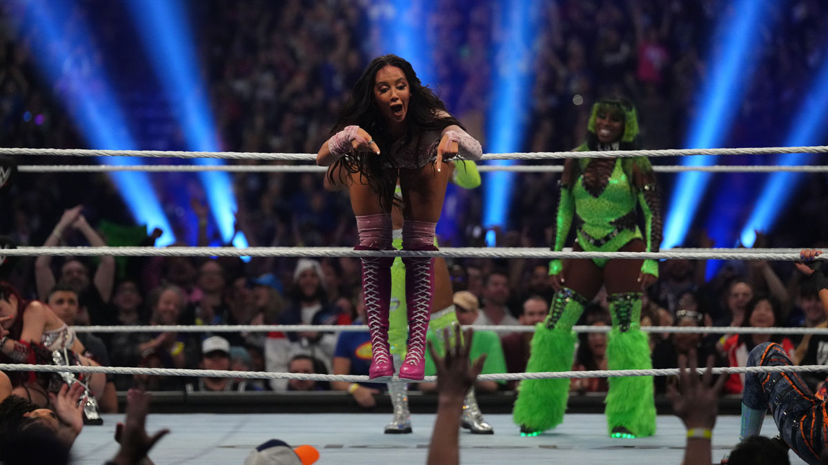 Chelsea Green at the WWE Royal Rumble on February 1, 2025.