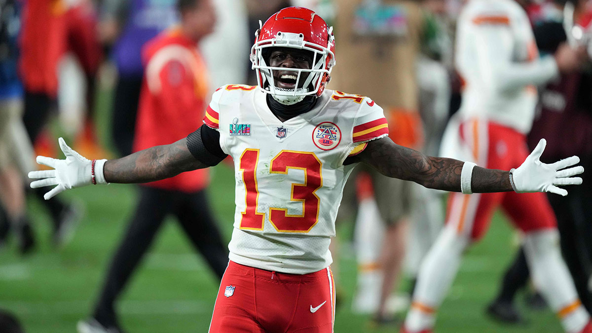 Kansas City Chiefs safety Nazeeh Johnson (13) during Super Bowl LVII at State Farm Stadium.