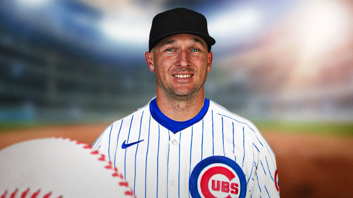 Alex Bregman photoshopped in Cubs jersey.
