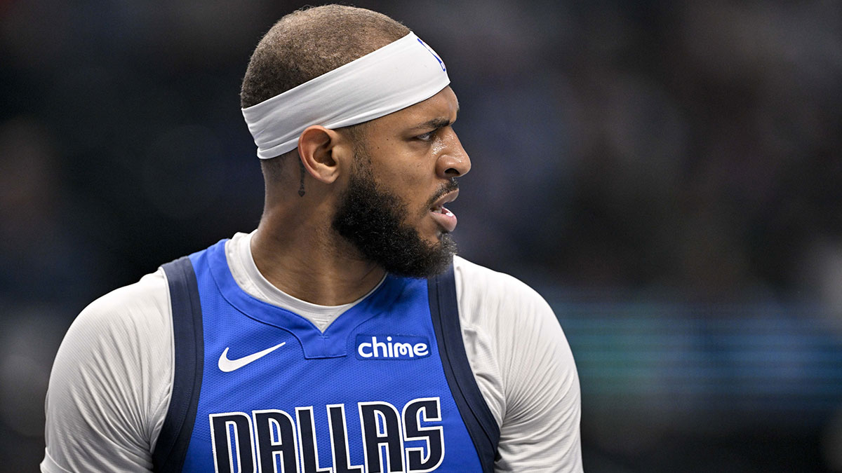 Dallas Mavericks center Daniel Gafford (21) during the game between the Dallas Mavericks and the Brooklyn Nets at the American Airlines Center.