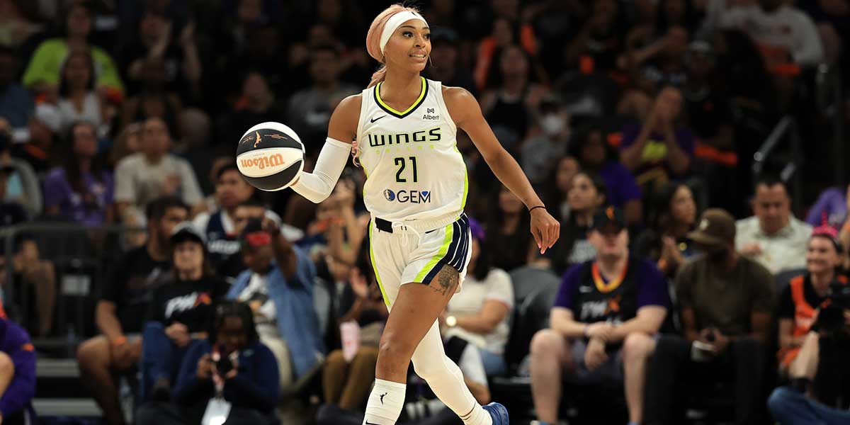 DiJonai Carrington gets honest admission from Wings head coach
