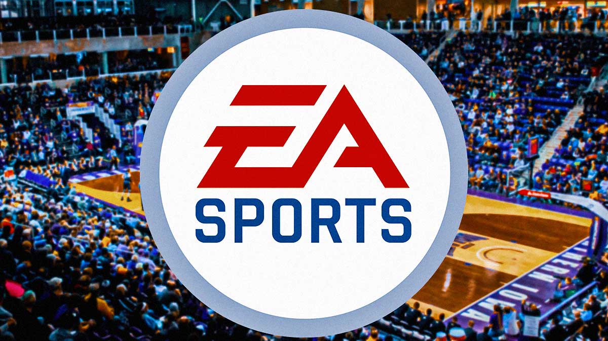 EA Sports, who teased an NCAA college basketball video game, logo.