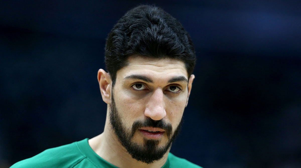 Boston Celtics center Enes Freedom (13) before their game against the New Orleans Pelicans at the Smoothie King Center.
