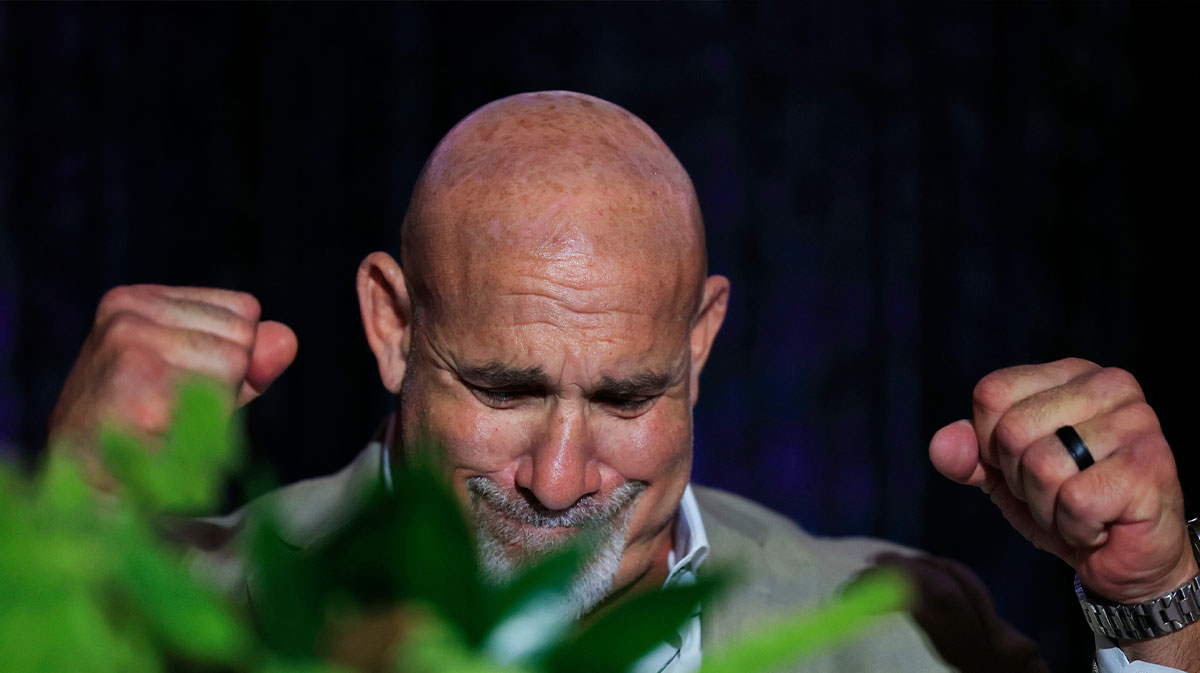 WWE Hall of Famer Goldberg, who is gearing up for a match against Gunther, at Georgia-Florida Hall of Fame Luncheon.