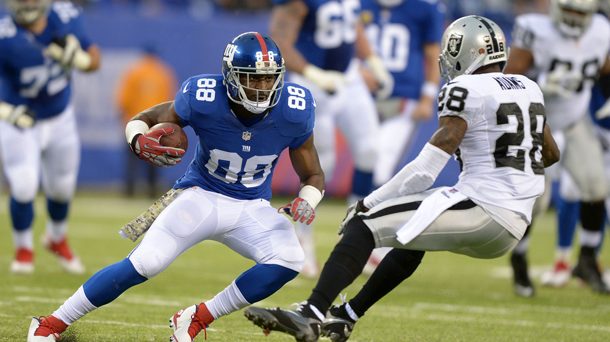 Hakeem Nicks against the Saints during the 2013 season.