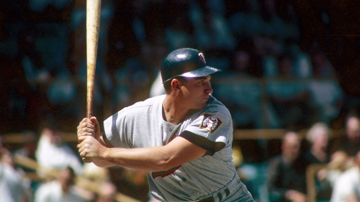 Minnesota Twins 1st baseman HARMON KILLEBREW in action during the 1965 season.