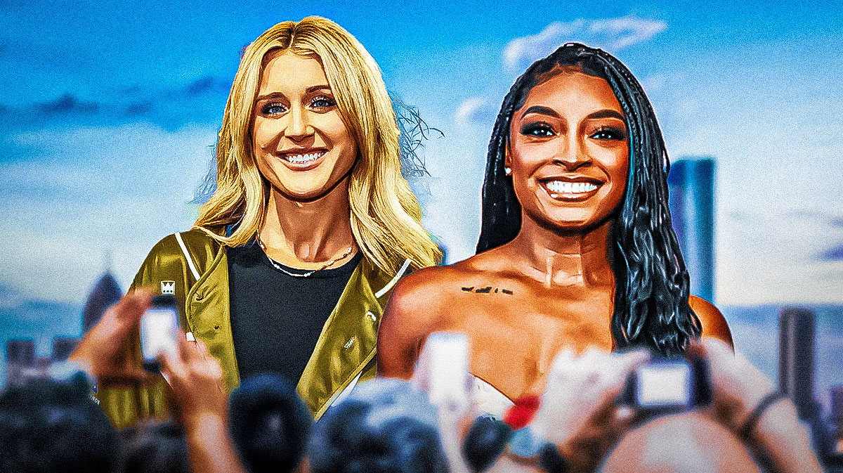 Riley Gaines Simone Biles