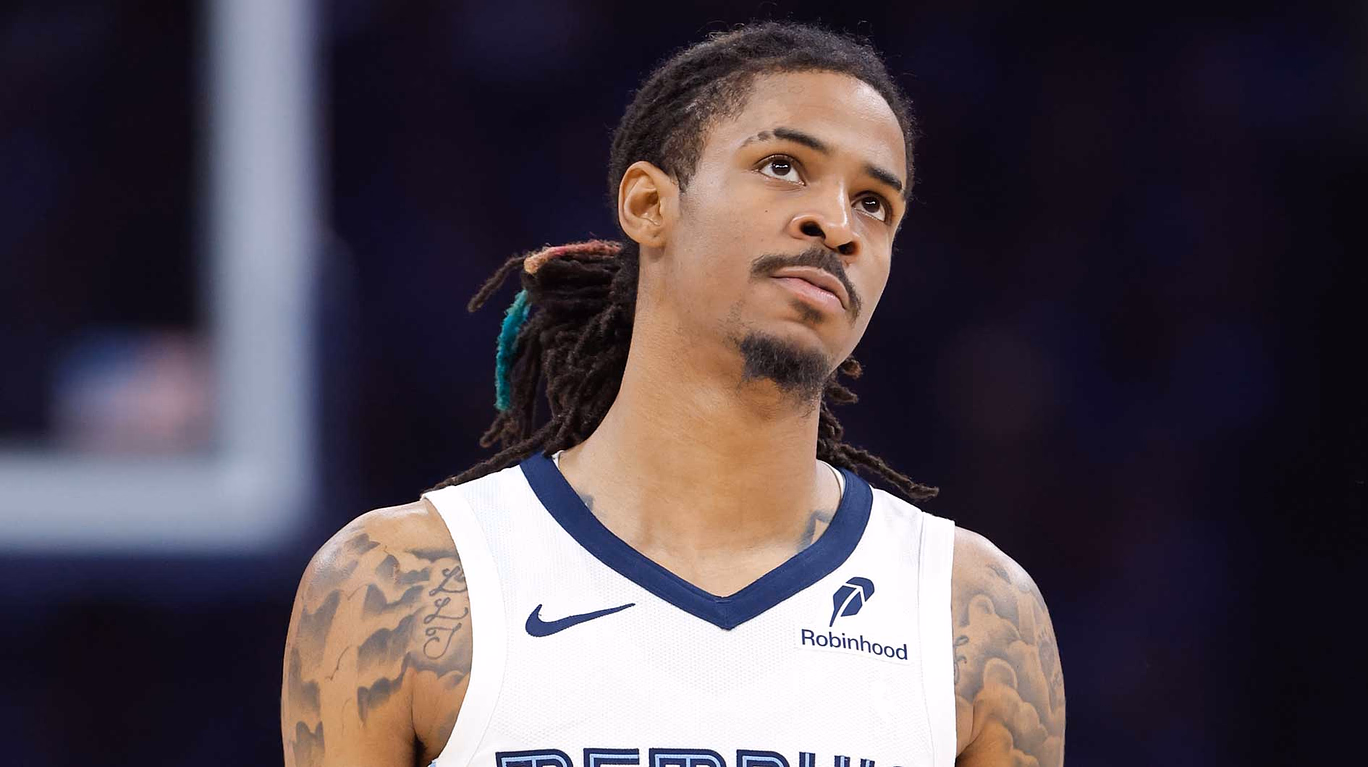 Memphis Grizzlies guard Ja Morant (12) walks down the court in the third quarter of game two of first round for the 2024 NBA Playoffs against the Oklahoma City Thunder.