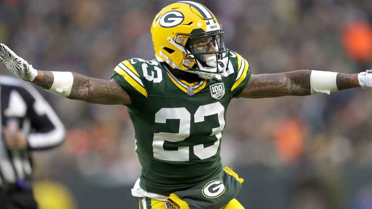 Green Bay Packers cornerback Jaire Alexander against the Miami Dolphins during their football game on Sunday, November 11, 2018, at Lambeau Field in Green Bay, Wis.