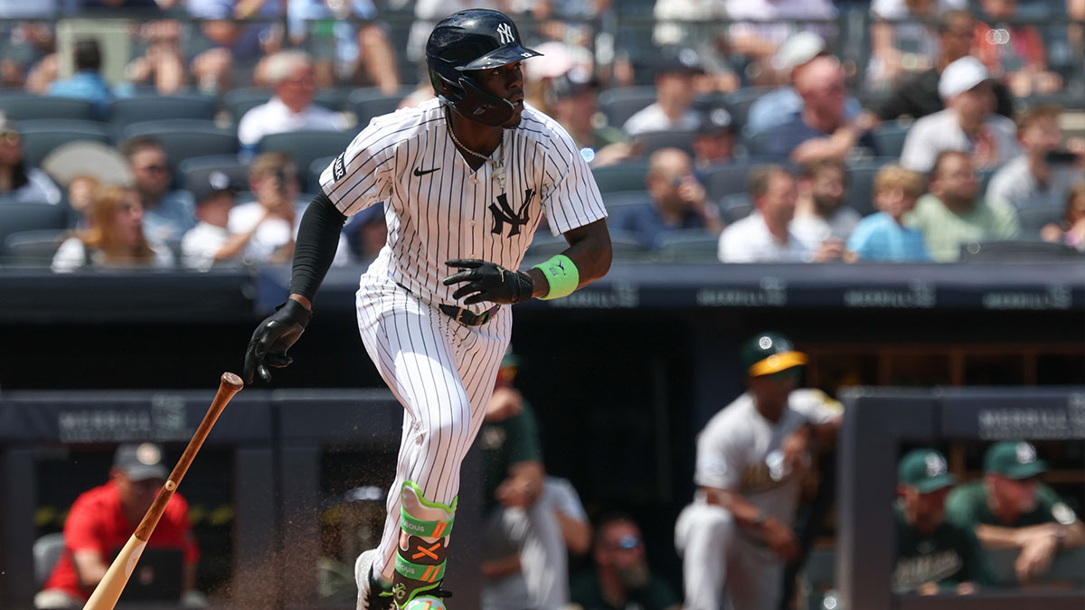 Yankees’ Jazz Chisholm Jr avoids injury after scary check swing