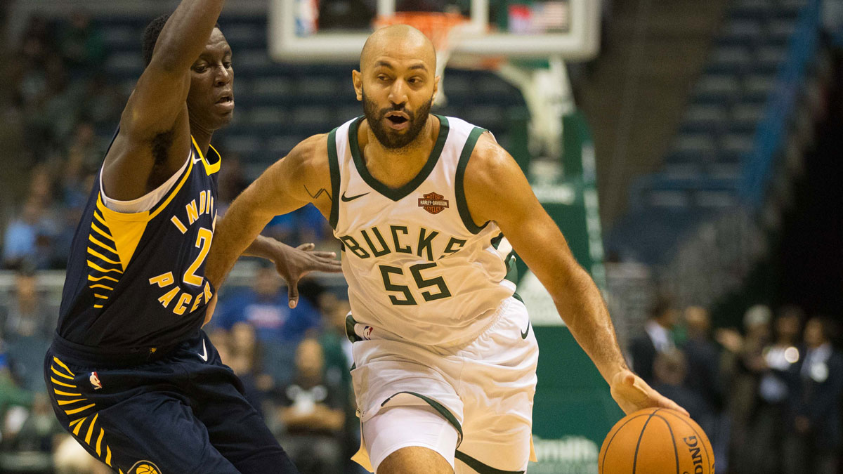 Milwaukee Bucks guard Kendall Marshall (55) during the game against the Indiana Pacers at BMO Harris Bradley Center.