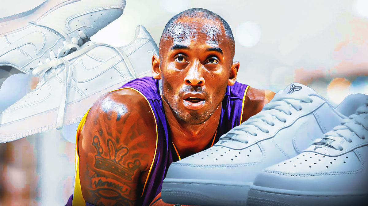 Kobe Bryant Nike Air Force 1 "Triple White", Kobe Bryant, Nike Air Force 1
