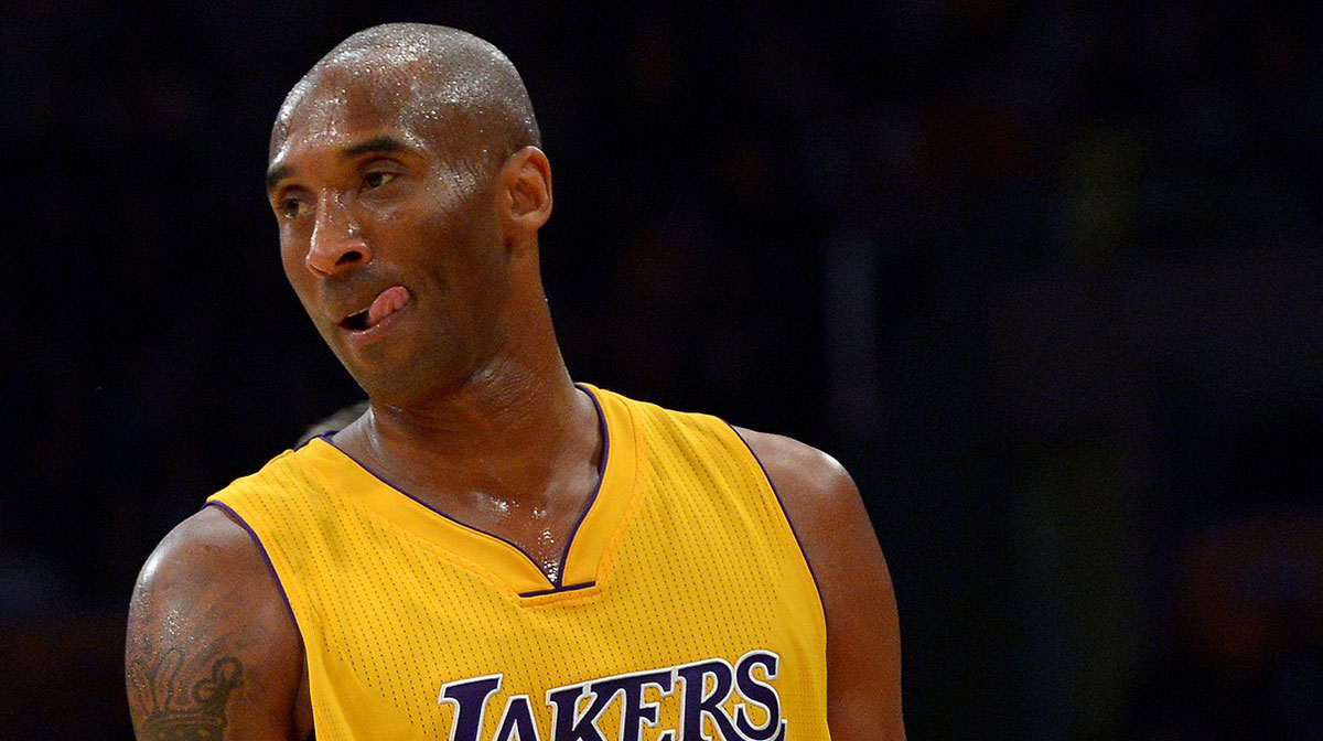 Los Angeles Lakers forward Kobe Bryant (24) in the first half of the game against the Minnesota Timberwolves at Staples Center.
