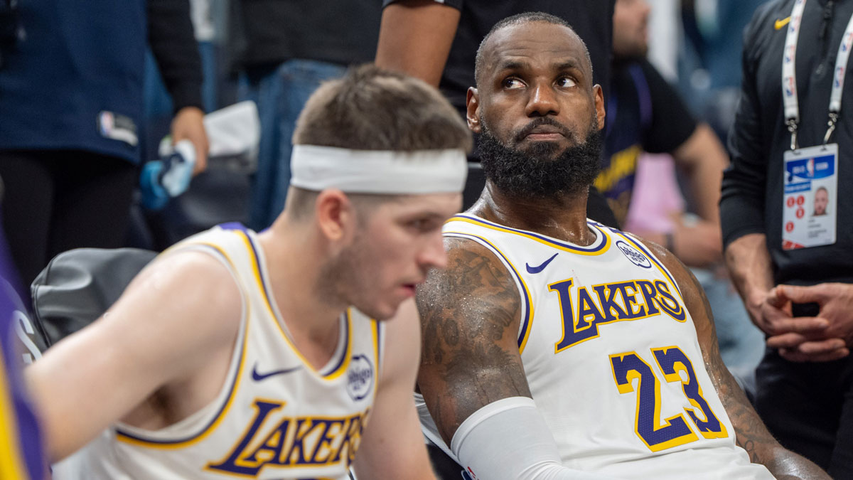 Los Angeles Lakers star LeBron James, who was heckled by New York fans outside Fanatics Fest.