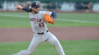 Houston Astros starting pitcher Lance McCullers Jr. (43) delivers a pitch against the Pittsburgh Pirates during the first inning at PNC Park.