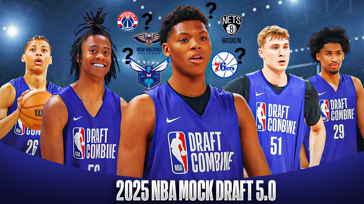 2025 NBA Mock Draft 5.0 with Ace Bailey, Cooper Flagg, Dylan Harper, etc.