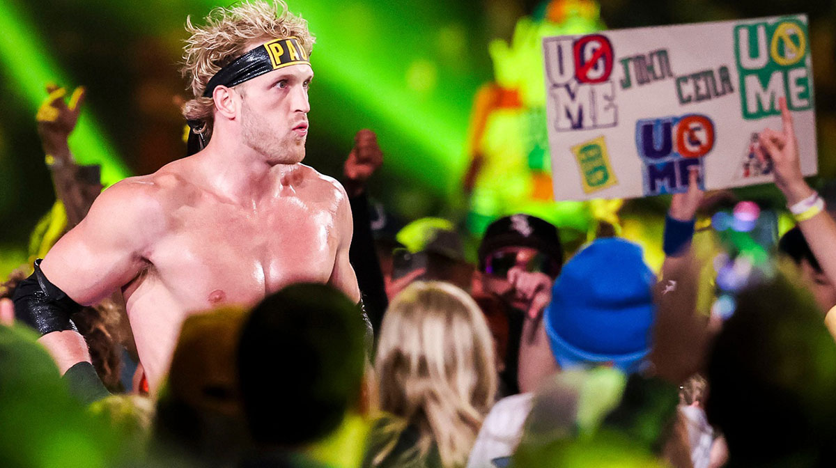 WWE Superstar Logan Paul, who was surprised by the R-Truth return at Money in the Bank, at the Royal Rumble.
