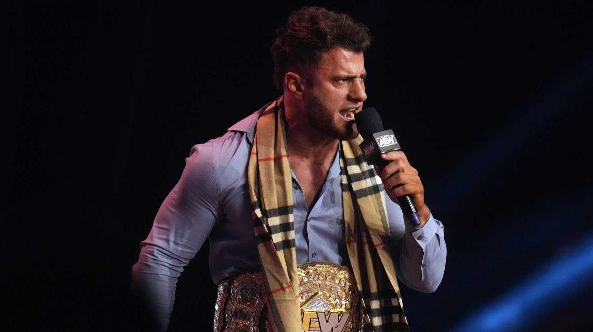 MJF, who WWE does not want in their trailers for Happy Gilmore 2 on Netflix, at AEW Dynamite.