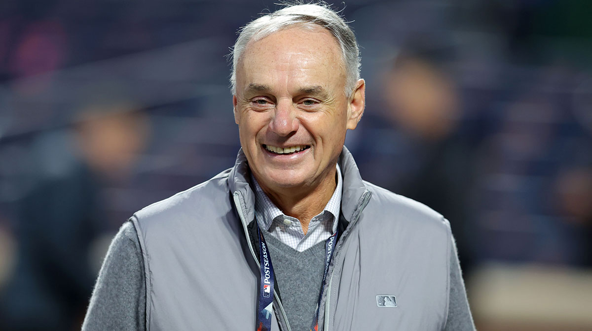 MLB Commissioner Rob Manfred before game three of the NLCS for the 2024 MLB playoffs at Citi Field.
