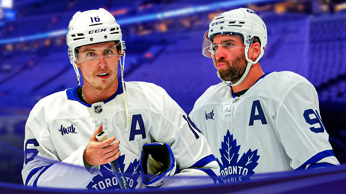 Mitch Marner and John Tavares Maple Leafs