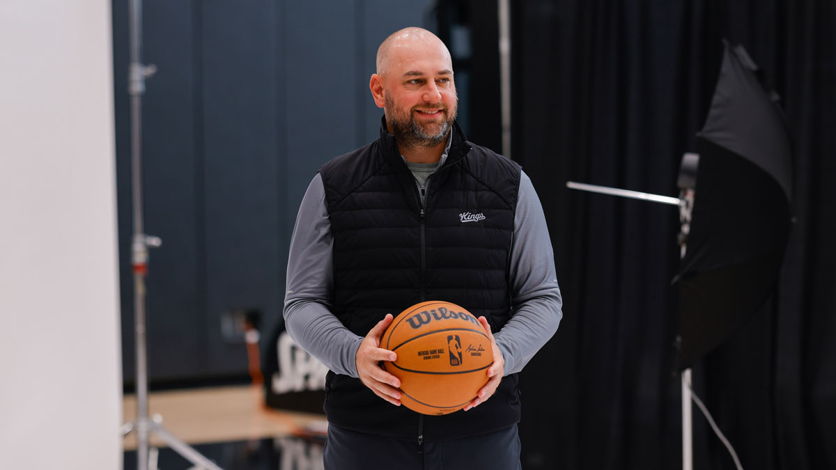 Sacramento Kings general manager Monte McNair during media day at Golden 1 Center.