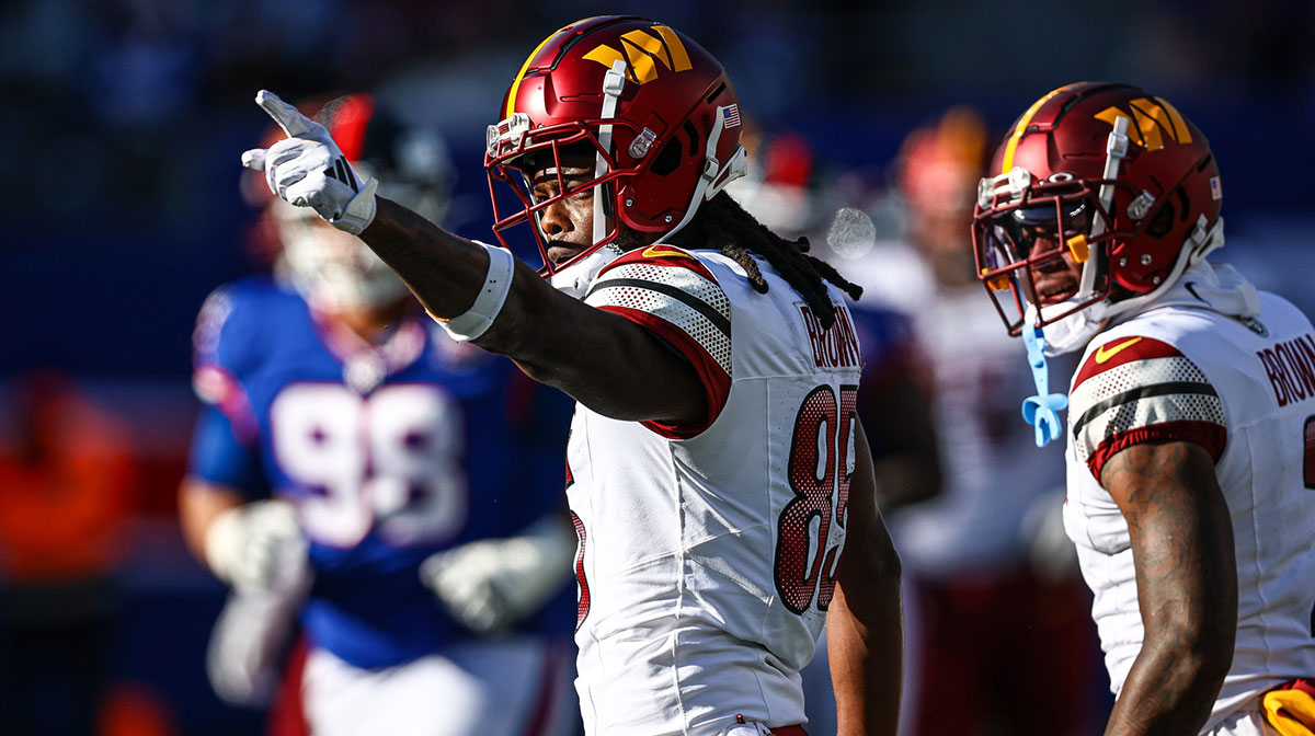 Commanders news: Noah Brown carted off field at camp with scary injury