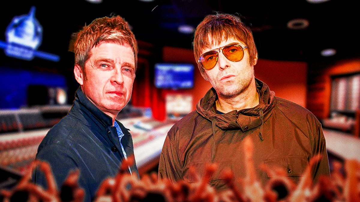 Oasis members Noel and Liam Gallagher, who were heard in a new video from their 2025 reunion tour rehearsals.