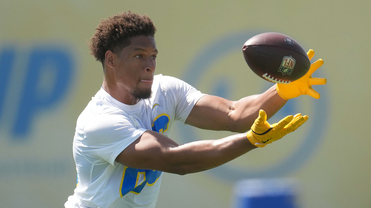 Jim Harbaugh's stance on Chargers rookie who is "turning heads" at minicamp, Oronde Gadsden II